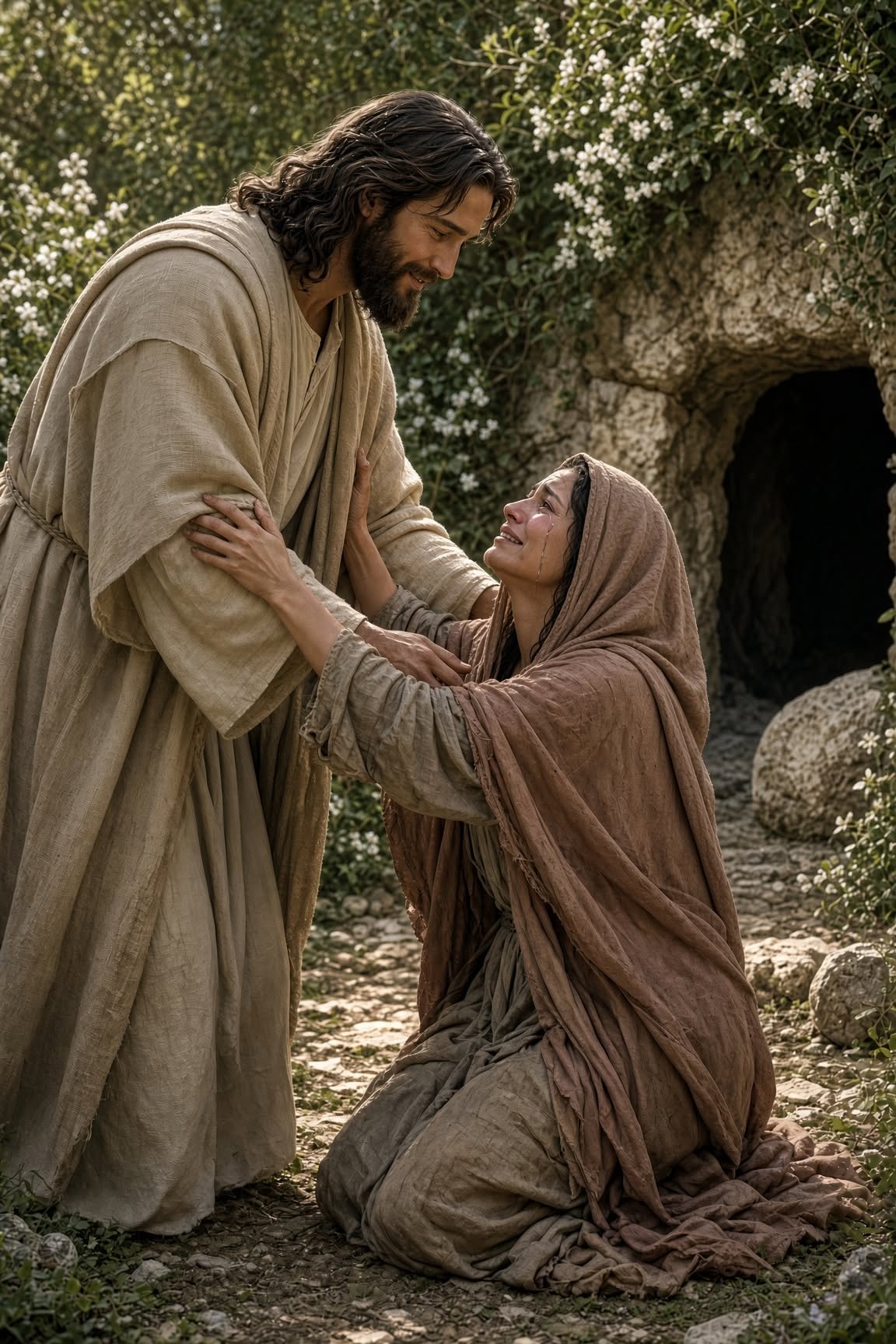 The Resurrection in the garden